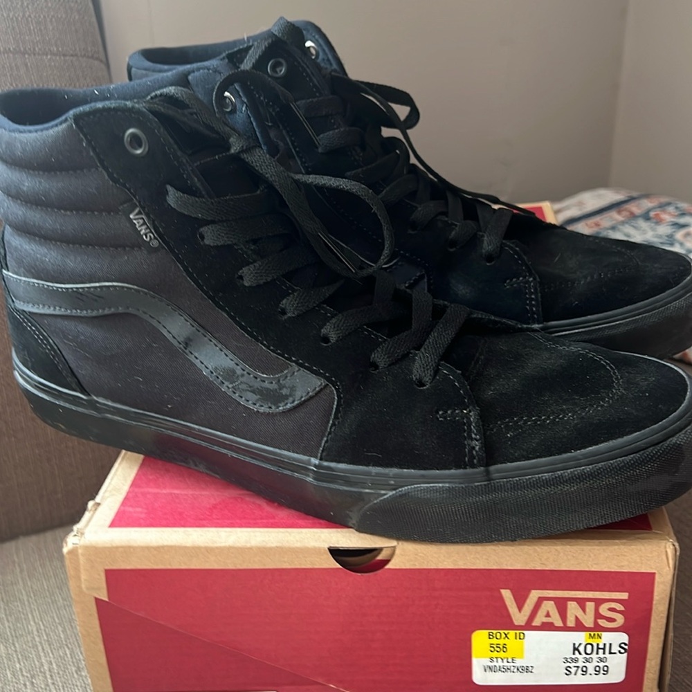 Suede high top Vans!